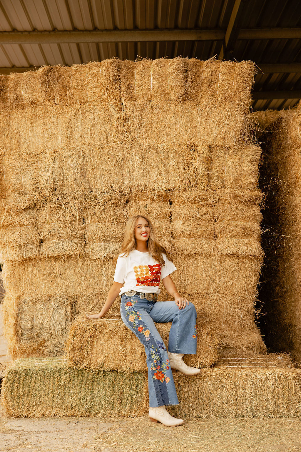 Butterfly Season Flare Jean
