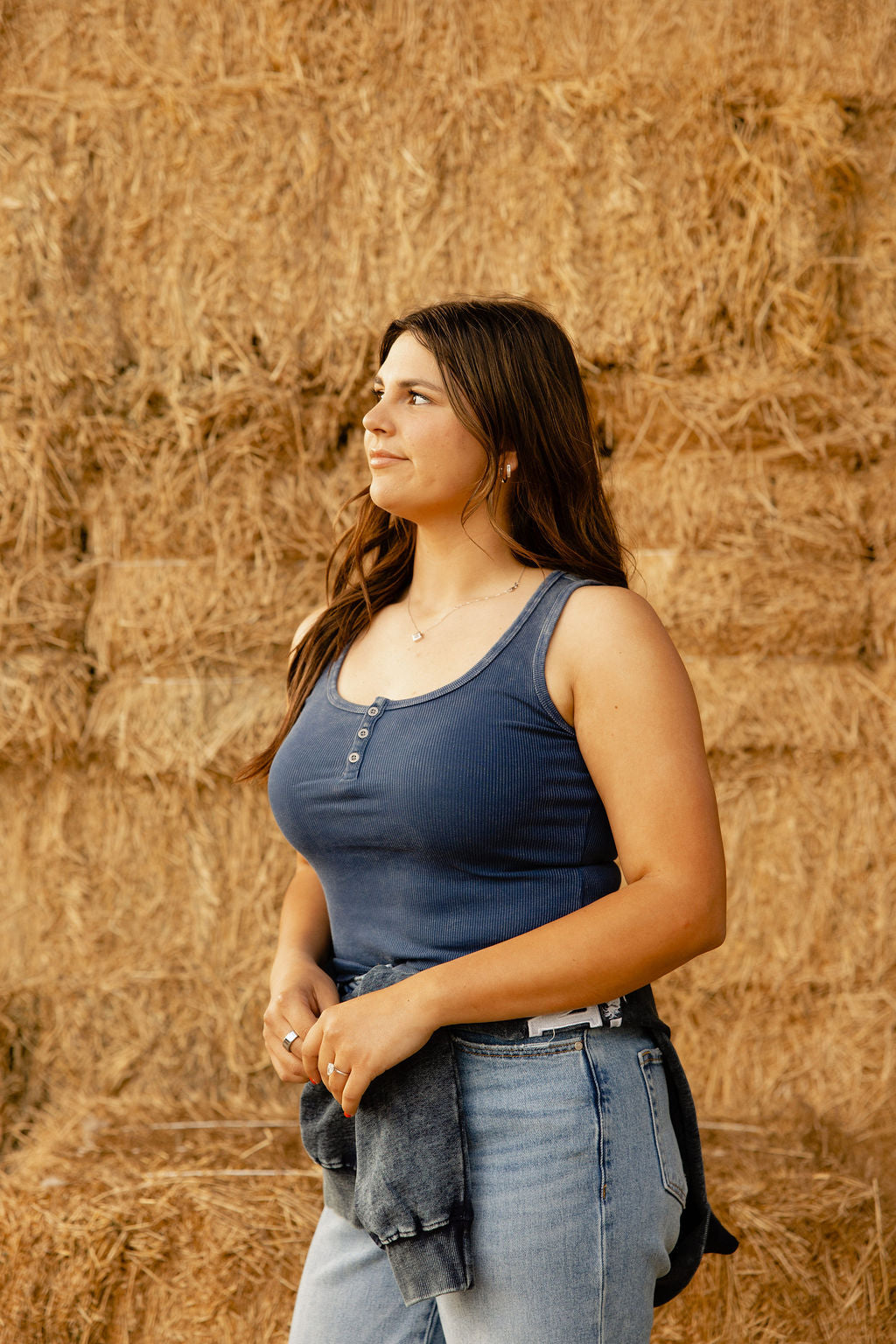 Go-To Blue Tank Top