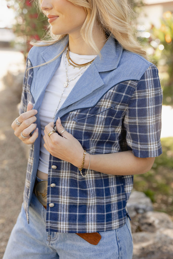 Blue Bonnet Rodeo Blouse