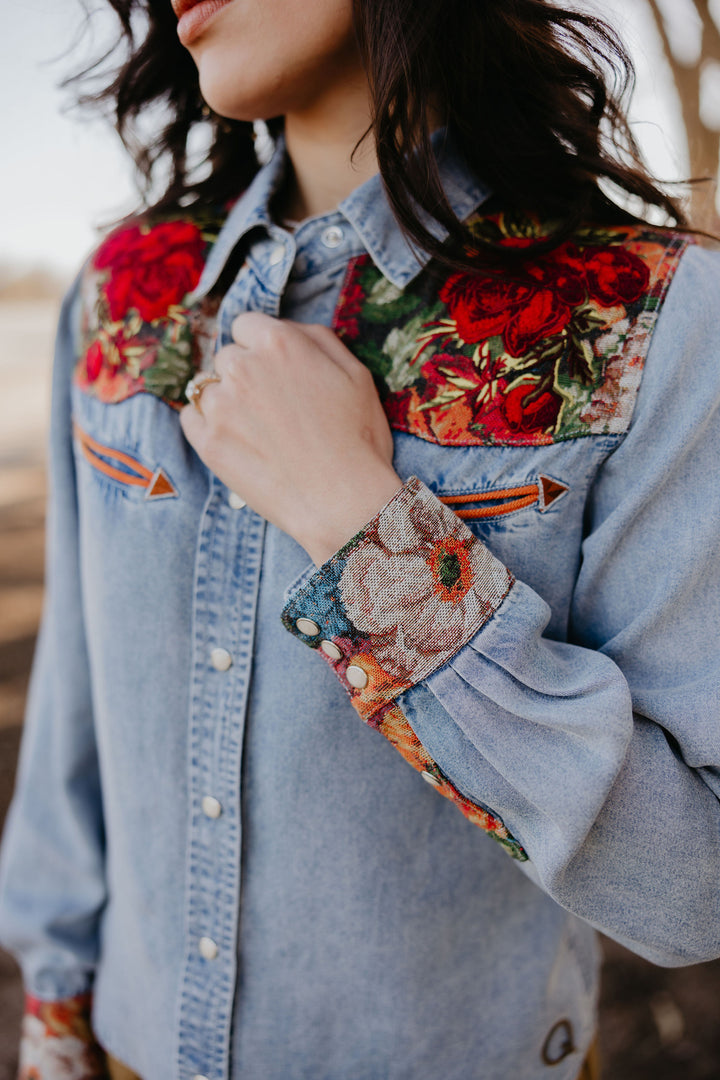 Rosa Vaquera Button Up
