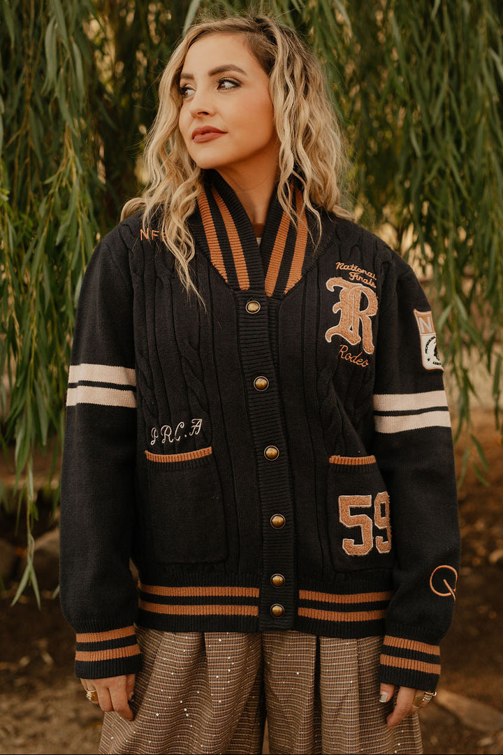 Pre-Order: Navy Varsity NFR Sweater
