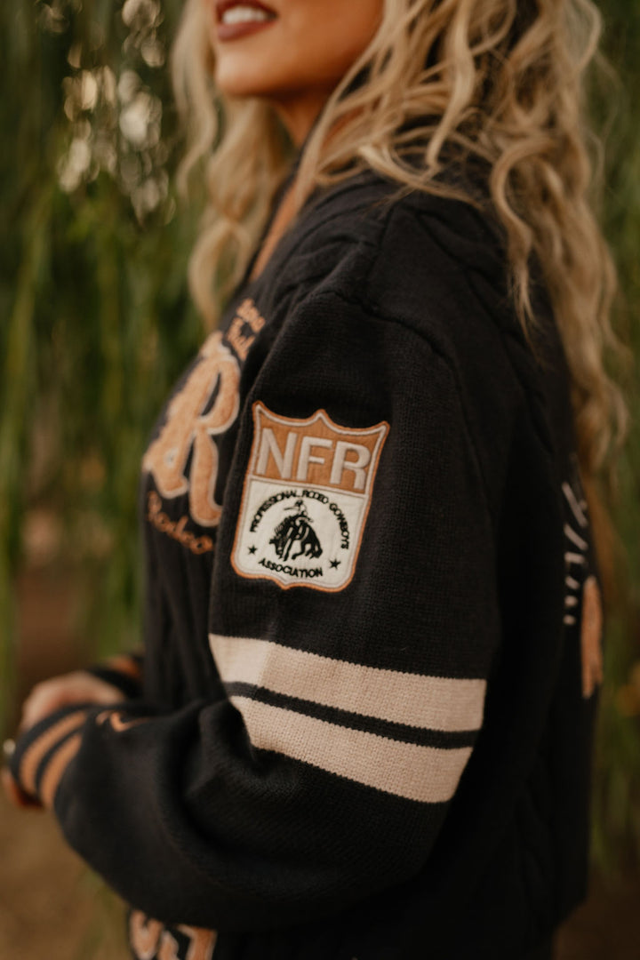 Pre-Order: Navy Varsity NFR Sweater
