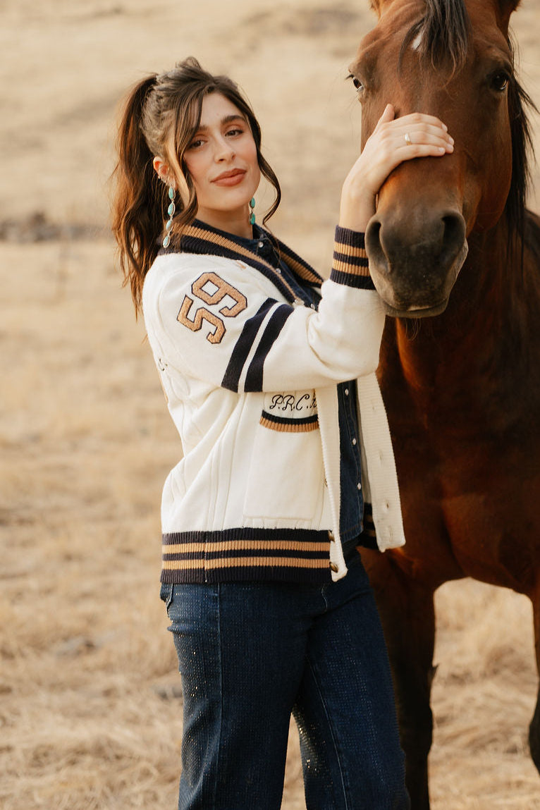 Cream Varsity NFR Sweater 🔜