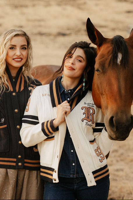 Cream Varsity NFR Sweater 🔜
