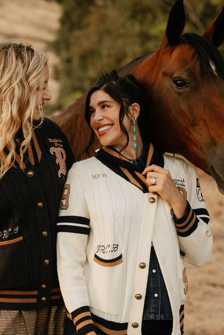 Cream Varsity NFR Sweater 🔜