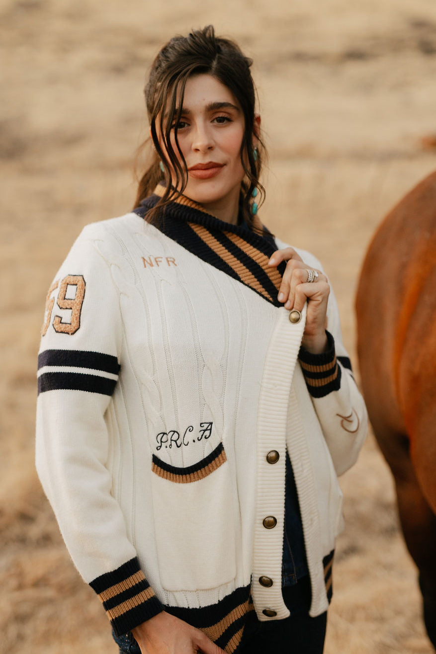 Cream Varsity NFR Sweater 🔜
