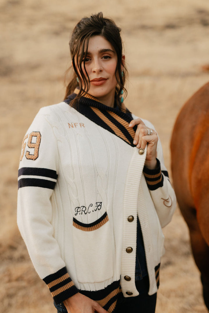 Cream Varsity NFR Sweater 🔜