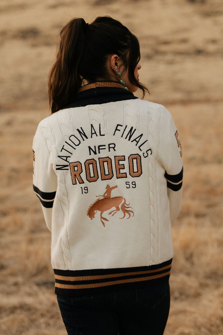 Cream Varsity NFR Sweater 🔜