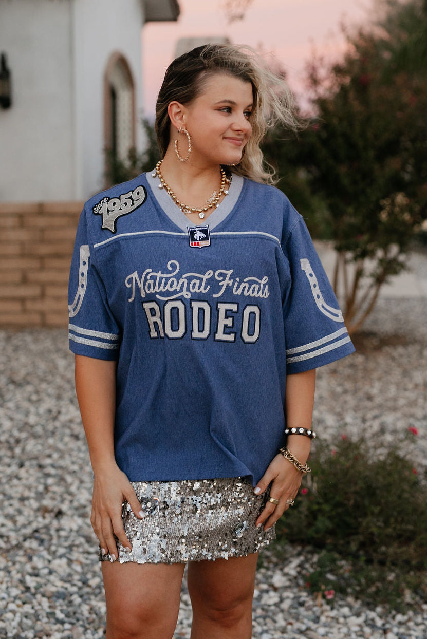 America's Oldest Sport Blue Jersey