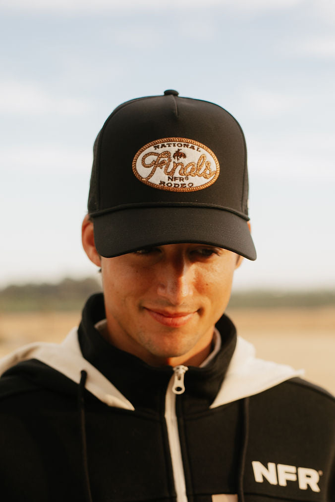 Black Oval Finals Rope Cap
