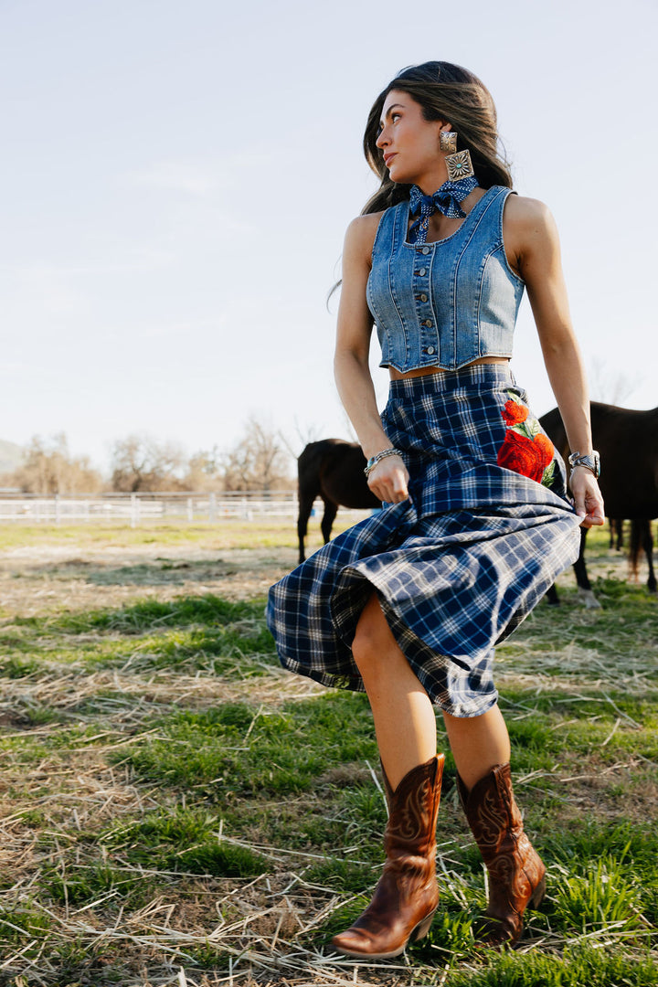 Sweet Blue Rodeo Skirt 🔜