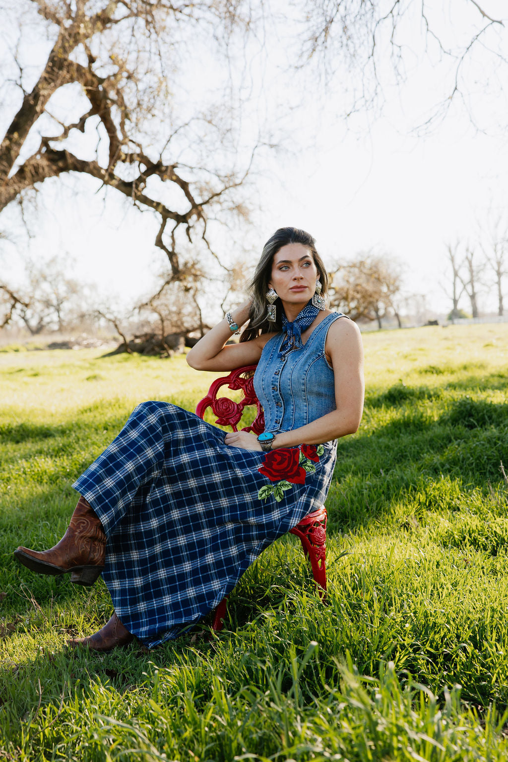 Sweet Blue Rodeo Skirt 🔜