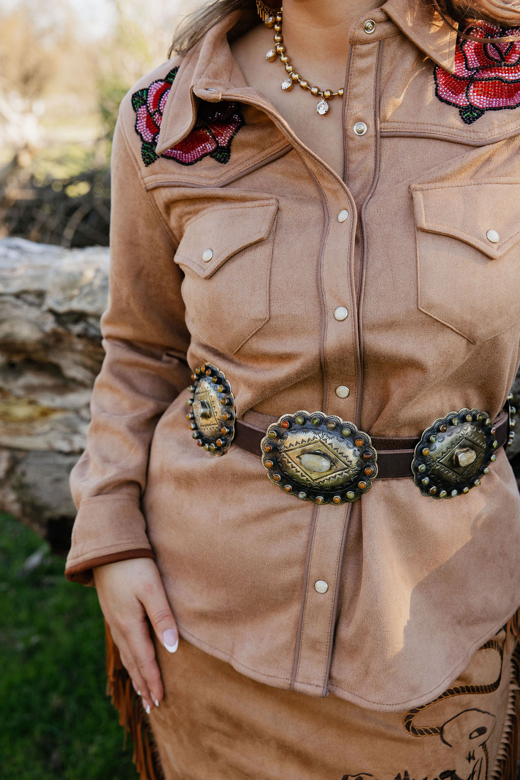 The Visalia Concho Belt