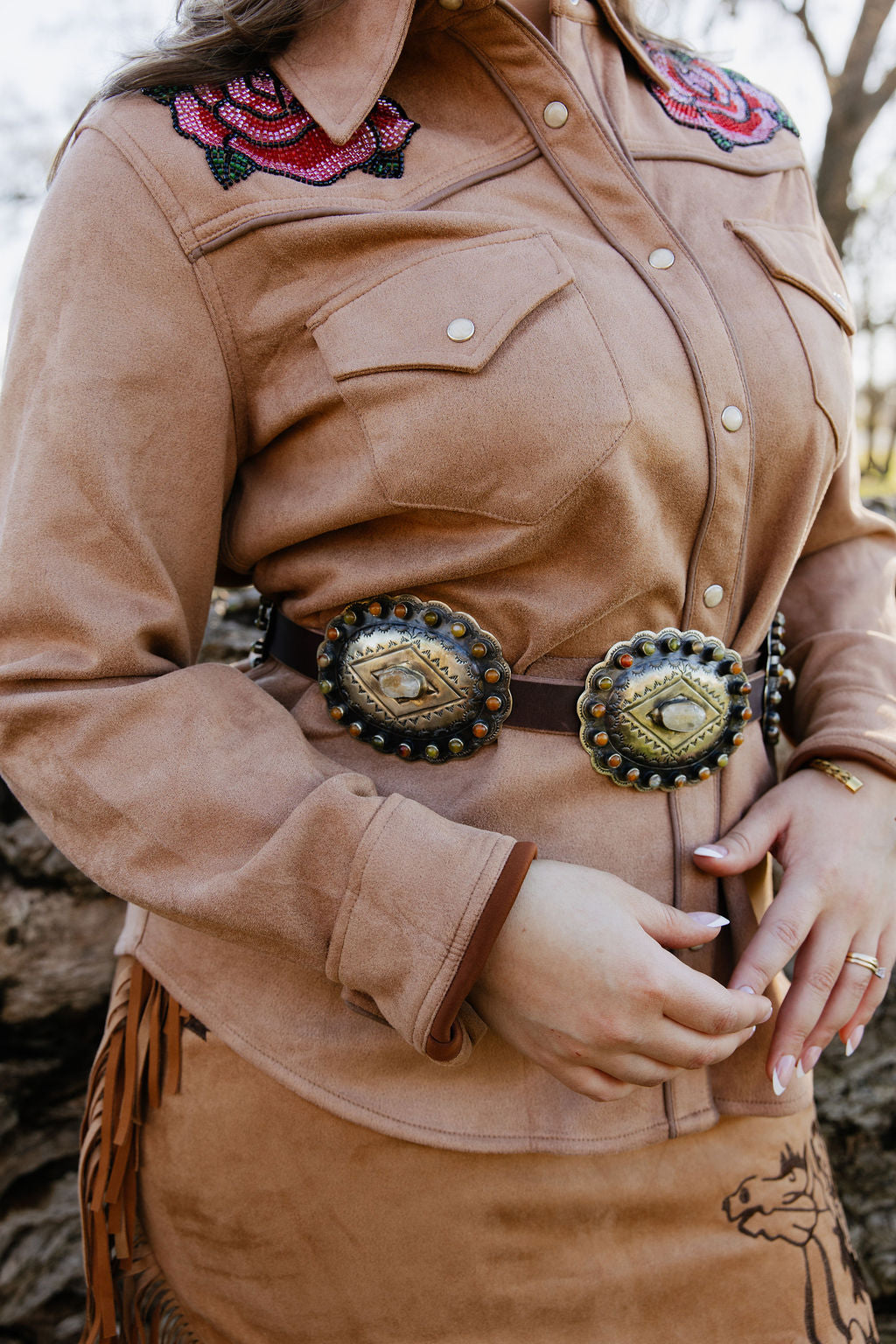 The Visalia Concho Belt