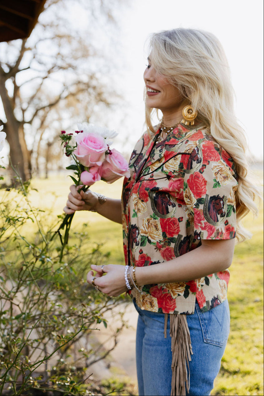 Blooming Bronc Blouse