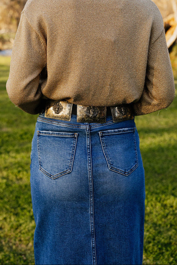 Mary Mother Concho Belt