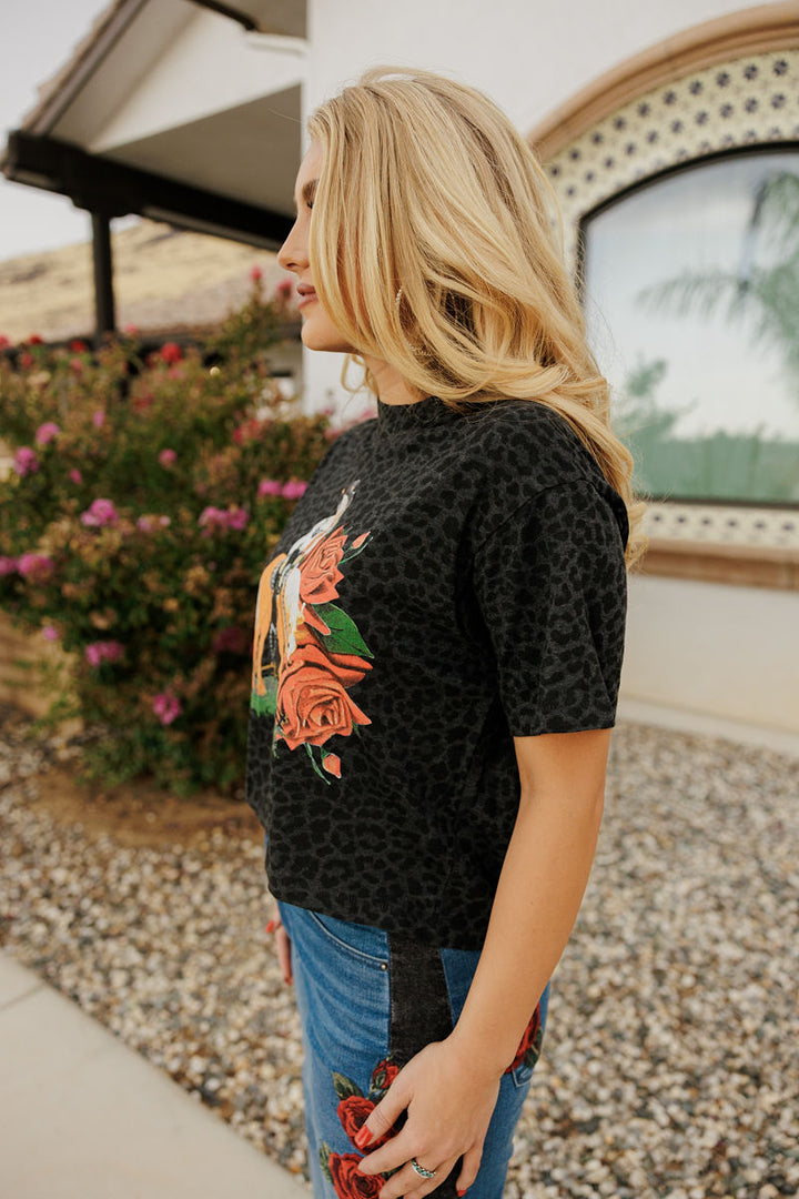 Cowgirls in Heaven Leopard Tee