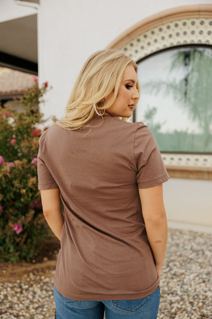 Cowgirls in Heaven Brown Tee