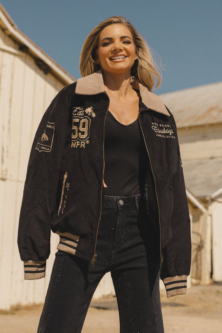 Black Corduroy NFR Jacket🔜