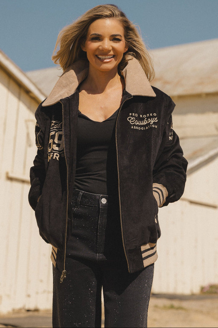 Black Corduroy NFR Jacket🔜