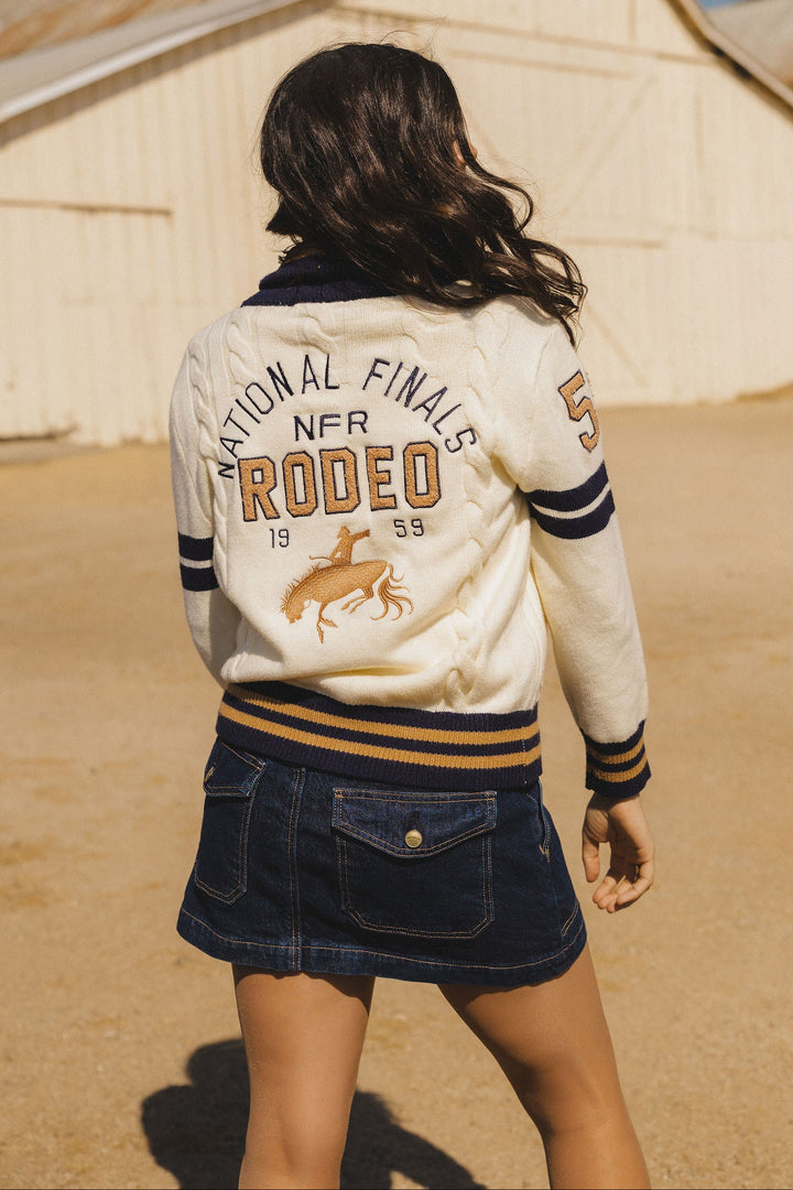 Cream Varsity NFR Sweater 🔜