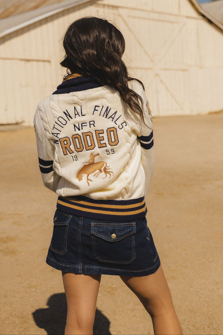 Cream Varsity NFR Sweater 🔜