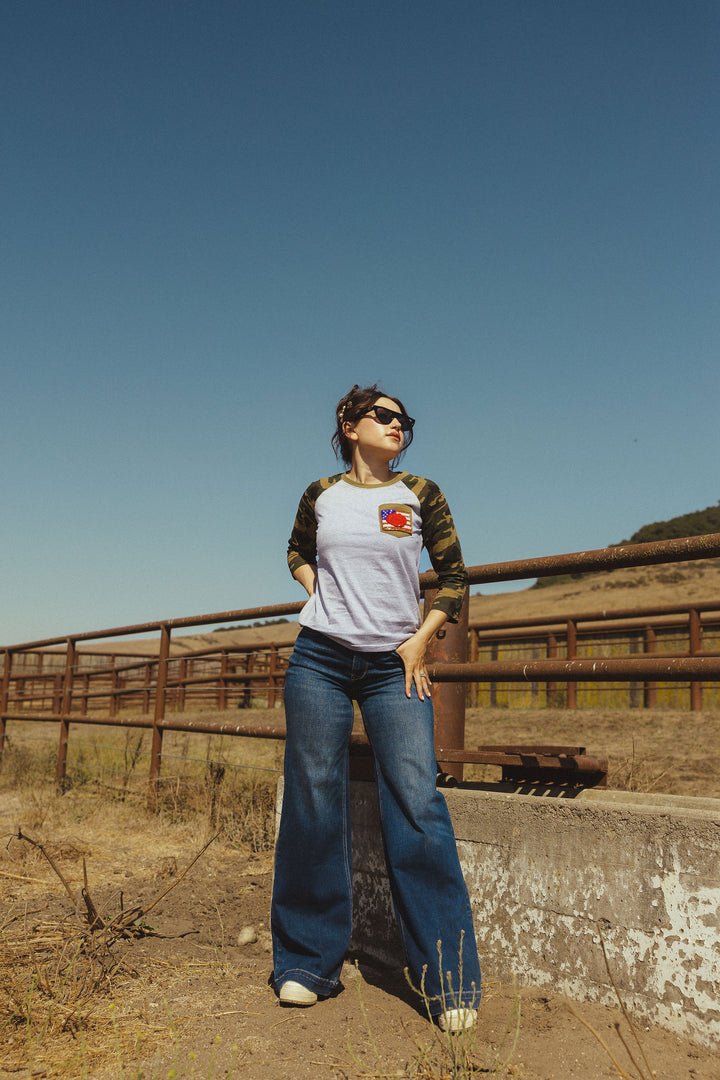 All-American Darling Baseball Tee