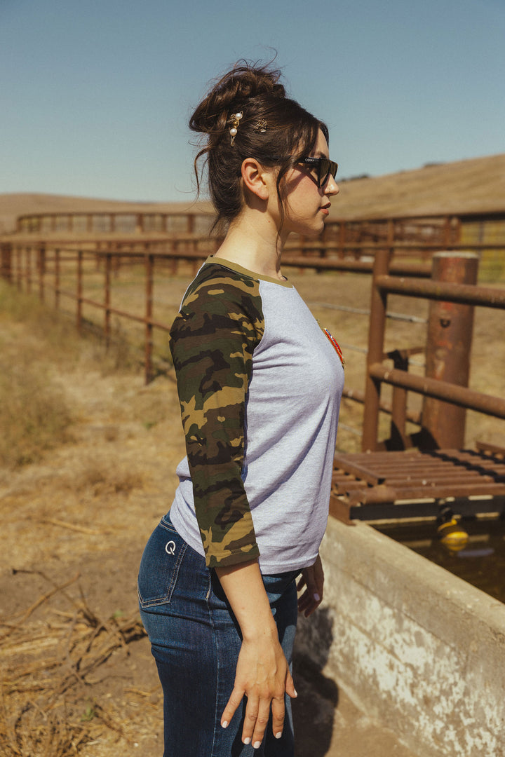 All-American Darling Baseball Tee