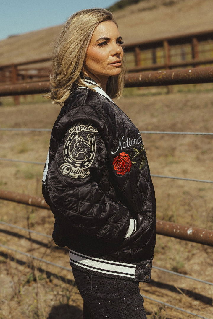 NFR Quilted Bomber Jacket
