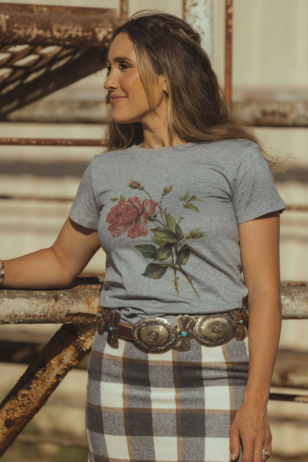 The Long Stem Rose Tee
