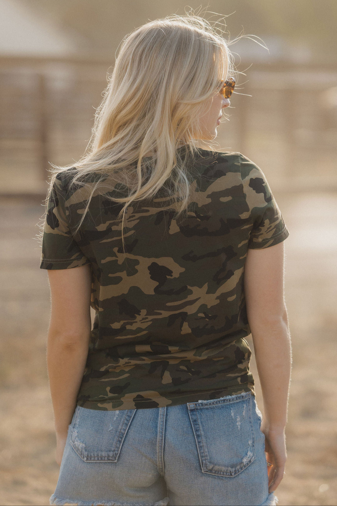 American Rose Camo Tee
