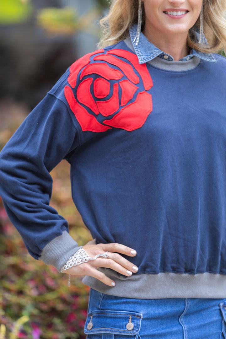 Reese's Rose Sweater