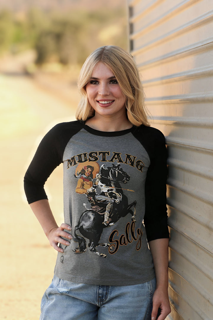 Mustang Sally Baseball Tee