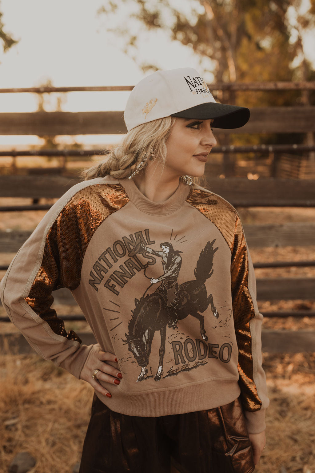 Bronze NFR Year Sweater