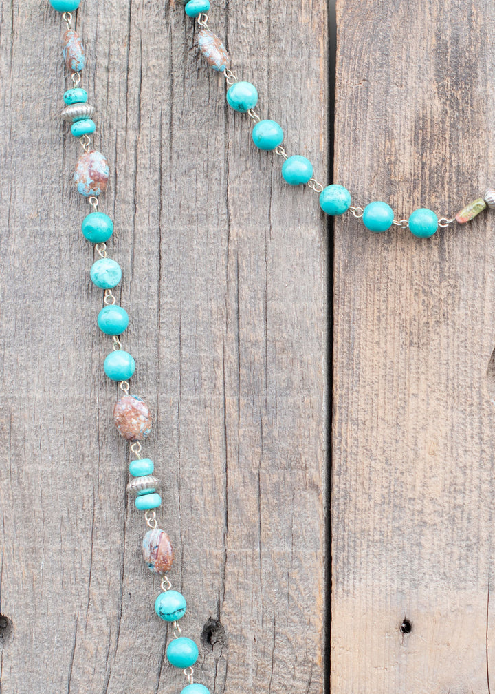 Leah Lengthy Beaded Necklace