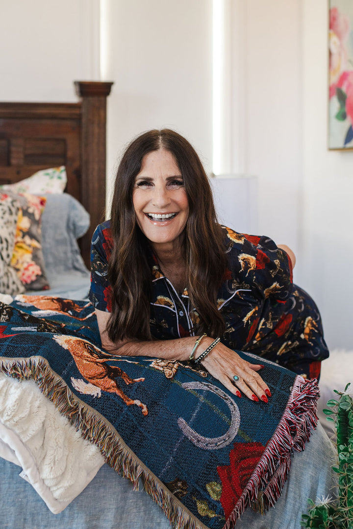 Rose and Bronc Pajama Set