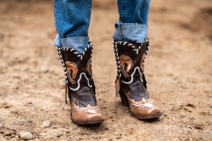 Bronze Bronc Cowboy Boots