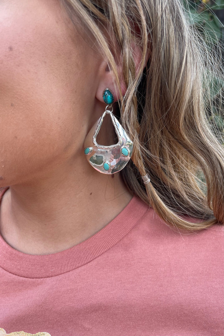 The Tilden Turquoise Earrings
