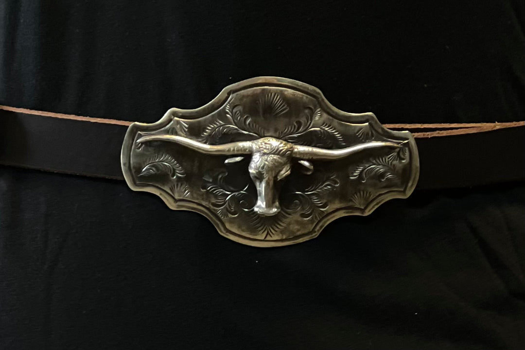 Outlaw Longhorn Concho Belt